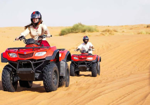 desert safari with quad bike in abudhabi